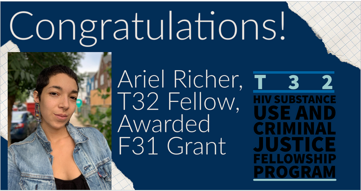 Ariel Richer, Congratulations for F31 Award
